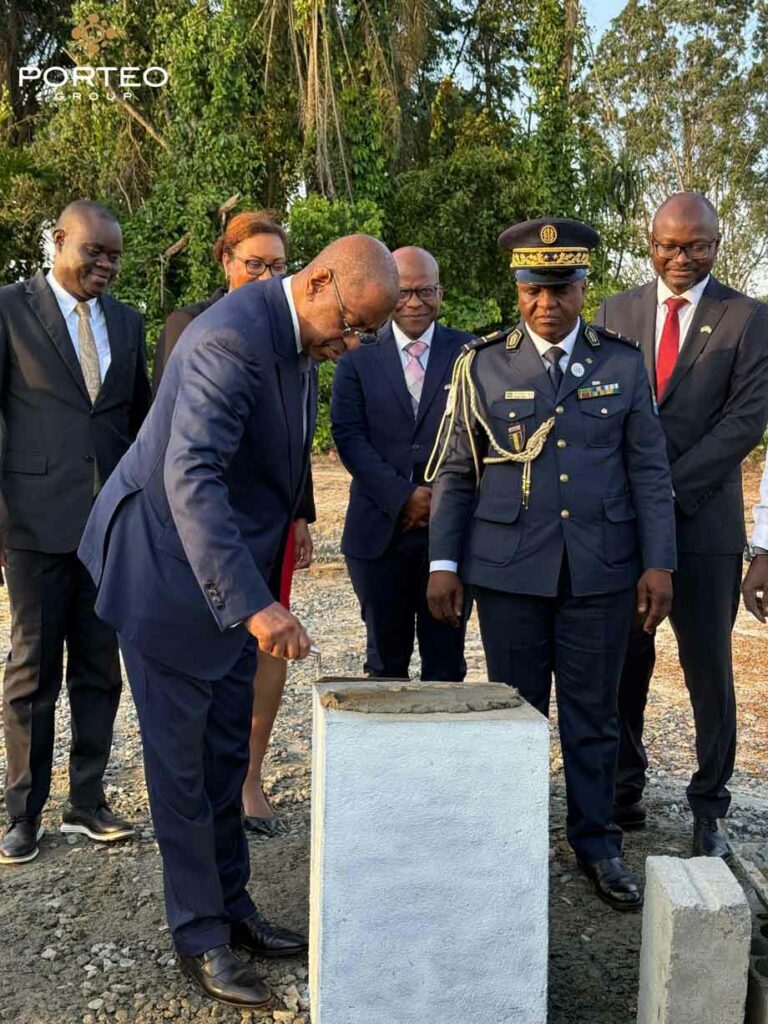 PORTEO GROUP CEREMONIE DE POSE DE LA PREMIERE PIERE DU DATA CENTER NATIONNALE DU GABON 2