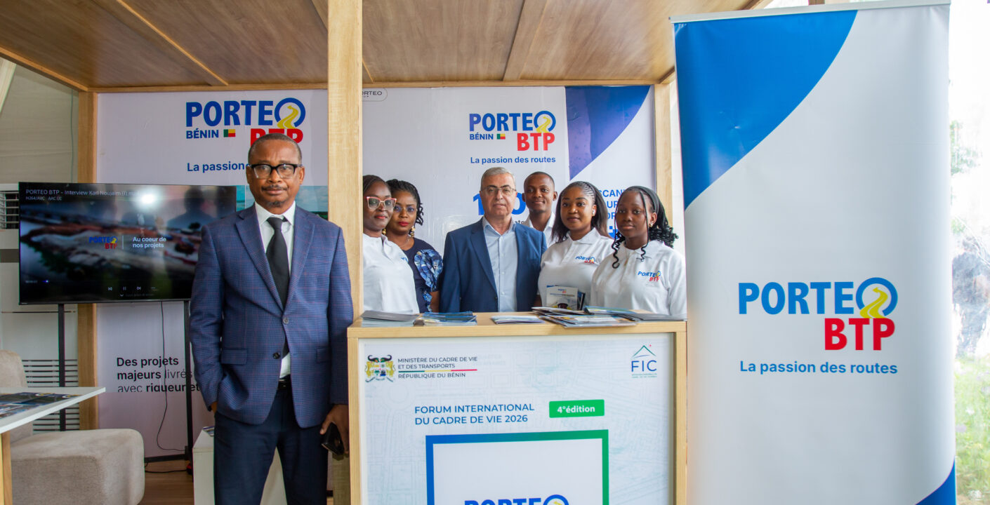 Photo illustrant la participation de PORTEO BTP au Forum International du Cadre de Vie (FIC 2026)
